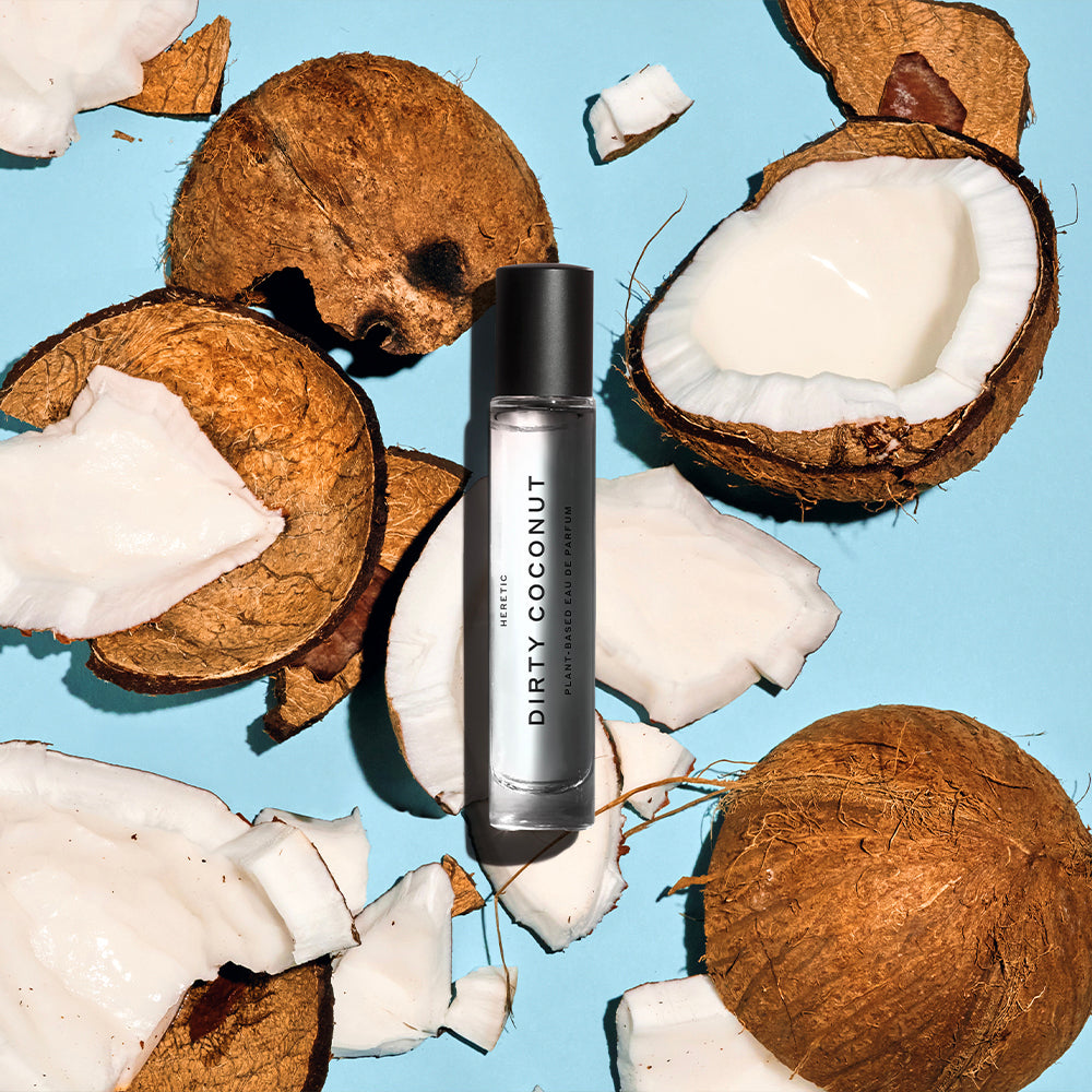 Heretic Parfum-Dirty Coconut-Body-01_PDP_HERETICPARFUM_DIRTYCOCONUT15ML_LIFESTYLE-The Detox Market | 