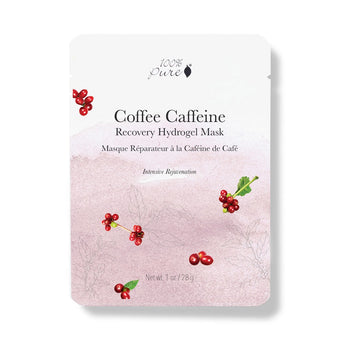 100% Pure-Coffee Caffeine Recovery Hydrogel Mask-Skincare-1FSCRM-Caffeinemask-The Detox Market | 