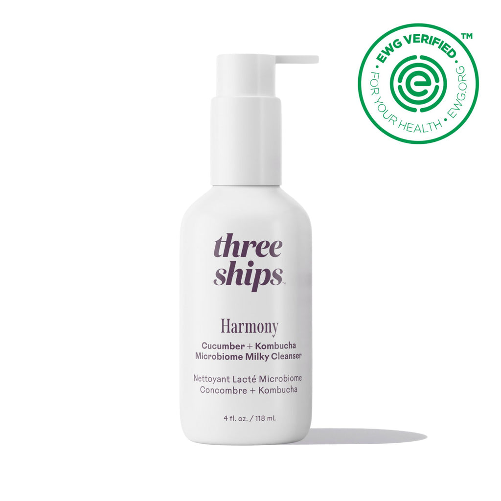 Three Ships-Harmony Cucumber + Kombucha Microbiome Balancing Cleanser-Skincare-628110639745_1_Front-The Detox Market | 