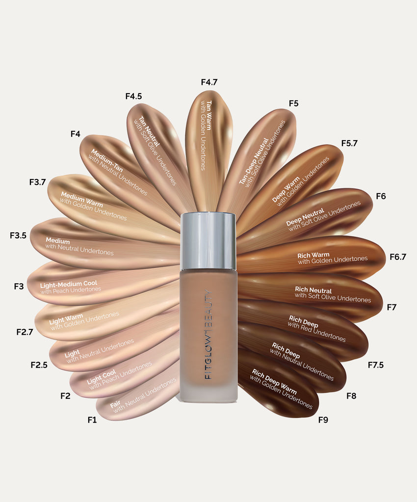 Foundation+ - Makeup - Fitglow Beauty -  Foundation_Wheel - The Detox Market | Always