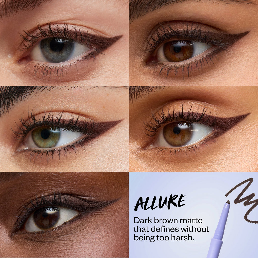 Kosas-Soulgazer Intensifying Gel Eyeliner-Makeup-Grid-Allure-The Detox Market | Allure - Dark Brown Matte