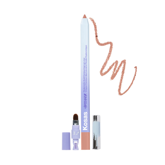 Kosas-Hotliner Hyaluronic Acid Contouring Lip Liner-Makeup-HOTLINER_100_SMUDGE-The Detox Market | 100 - Neutral Pink Beige