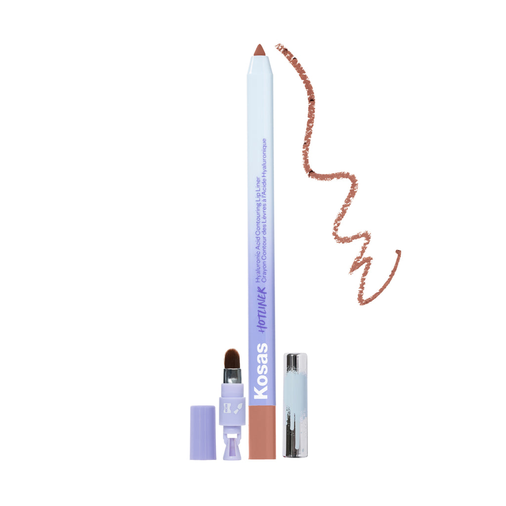 Kosas-Hotliner Hyaluronic Acid Contouring Lip Liner-Makeup-HOTLINER_MAX_SMUDGE-The Detox Market | Max - Warm Peachy Beige