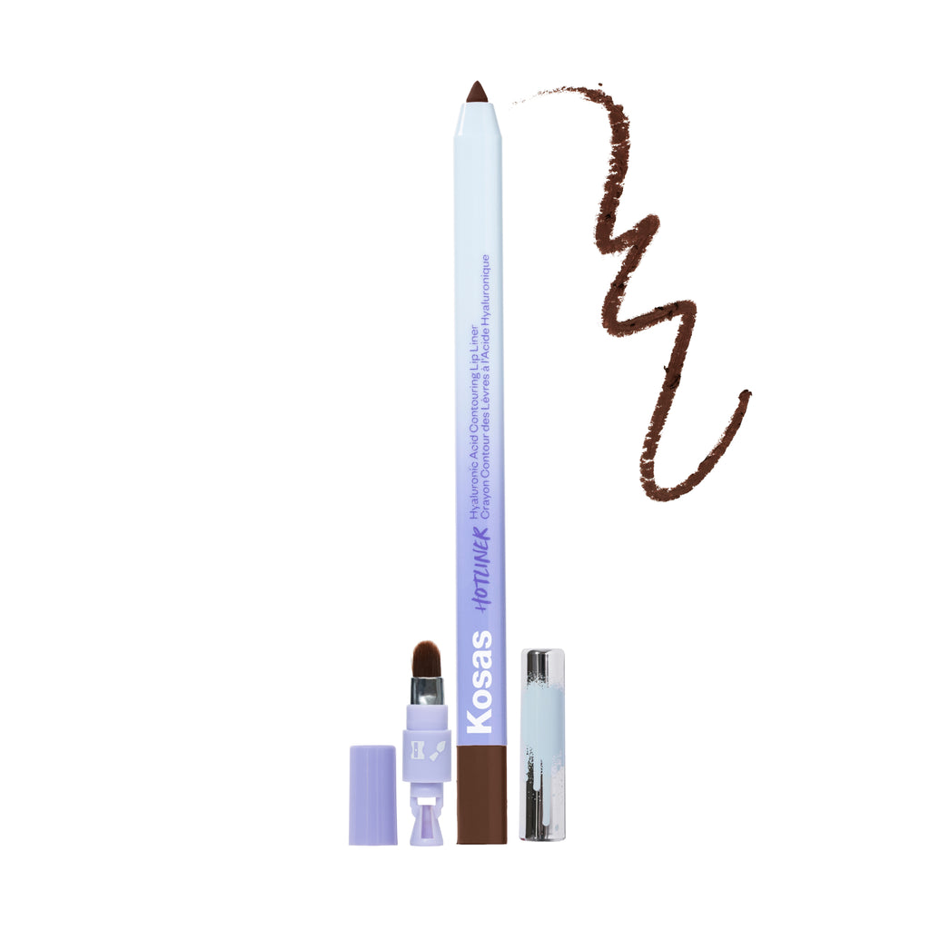 Kosas-Hotliner Hyaluronic Acid Contouring Lip Liner-Makeup-HOTLINER_SUPREME_SMUDGE_aa4041e4-f23c-4dc8-b24a-225498382470-The Detox Market | Supreme - Rich Neutral Brown