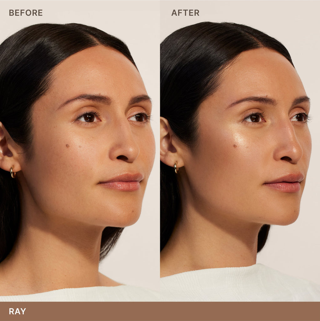 ILIA-Sunshift Cream Bronzer-Makeup-ILIA_CreamBronzer_2000x2000_Before_After_RAY_1-The Detox Market | Ray