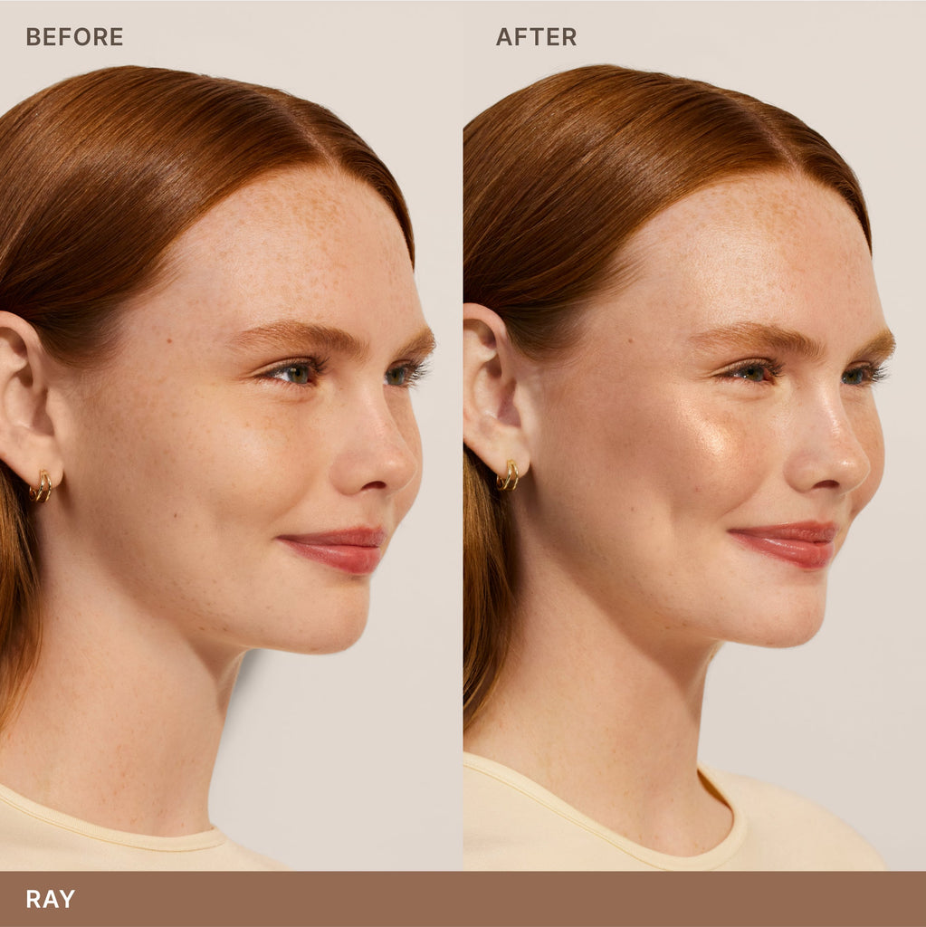 ILIA-Sunshift Cream Bronzer-Makeup-ILIA_CreamBronzer_2000x2000_Before_After_RAY_2-The Detox Market | Ray