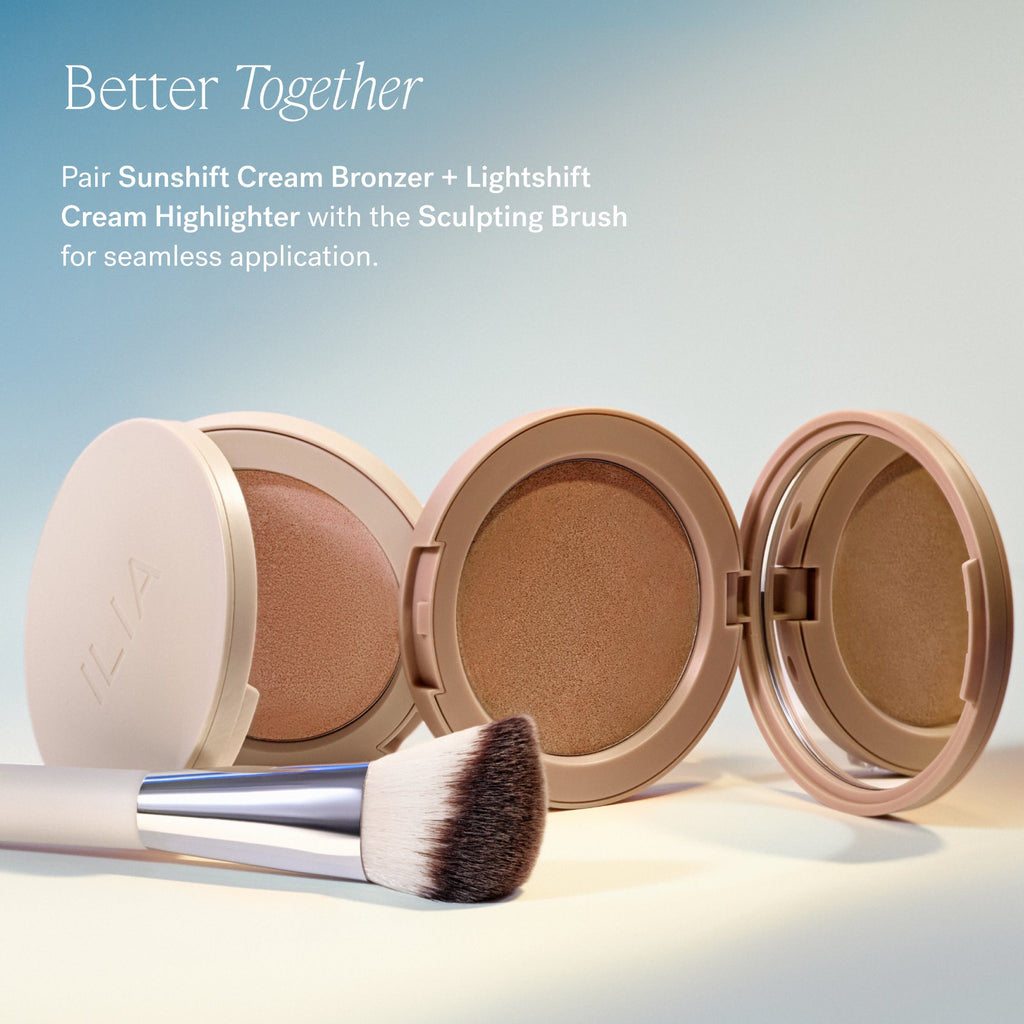 ILIA-Sunshift Cream Bronzer-Makeup-ILIA_CreamBronzer_2000x2000_PerfectPairing-The Detox Market | Always