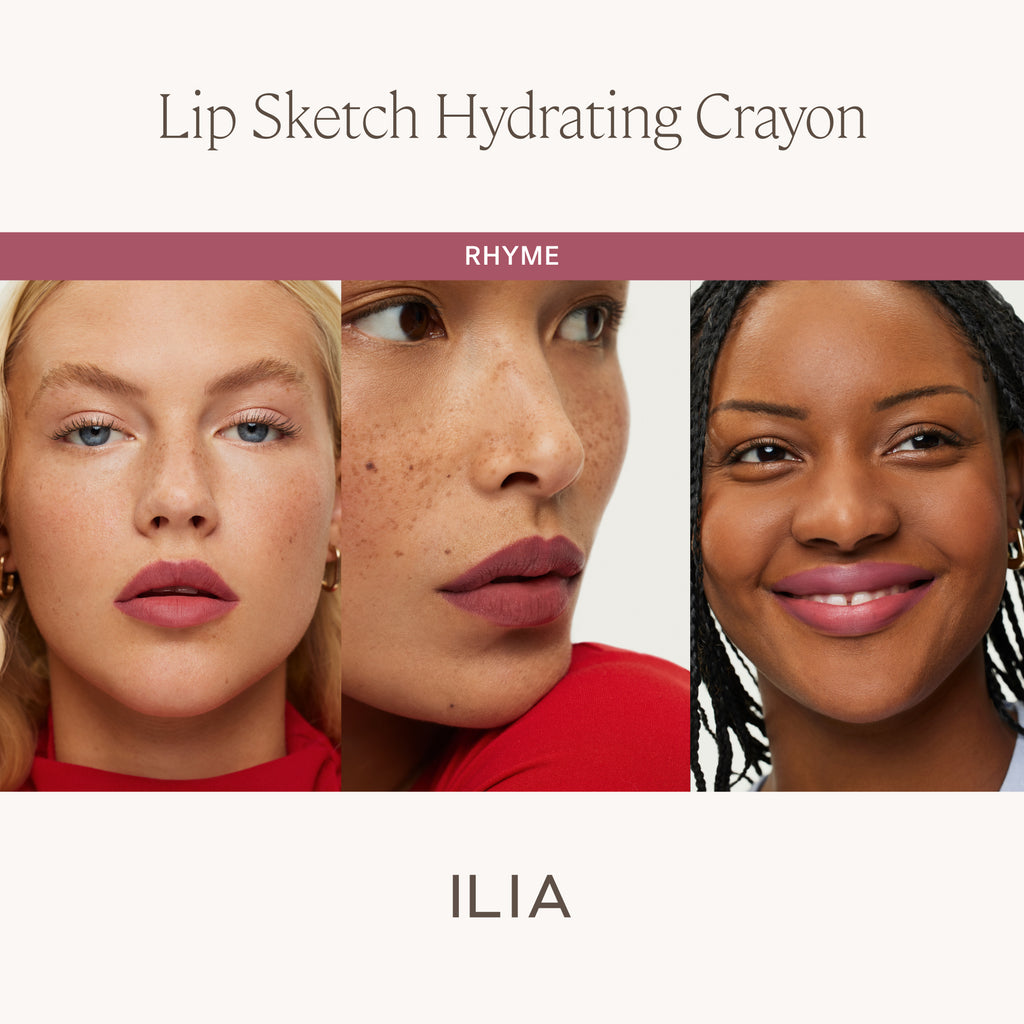 ILIA-Lip Sketch Hydrating Crayon-Makeup-ILIA_LIPSKETCH_PDP_SKINTONECOMPARISONGRID_RHYME-The Detox Market | Rhyme - Cool Mauve