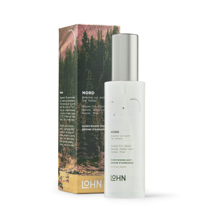 Lohn-Nord Everywhere Mist - Black Spruce & Pine-Home-LOHN_NORD_MIST_Box_Bottle-The Detox Market | 