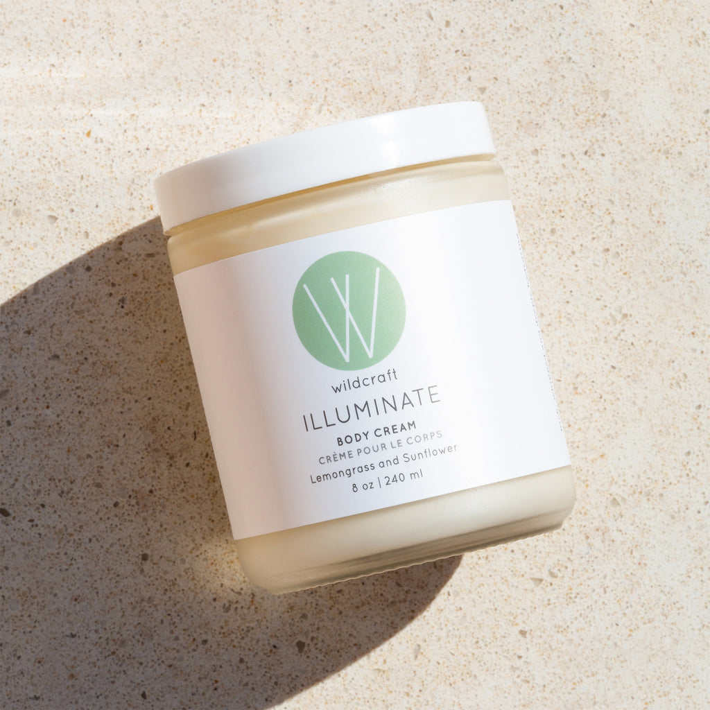 Wildcraft-Illuminate Body Cream-Body-illuminate_lemongrass_sunflower_flatlay-The Detox Market | 